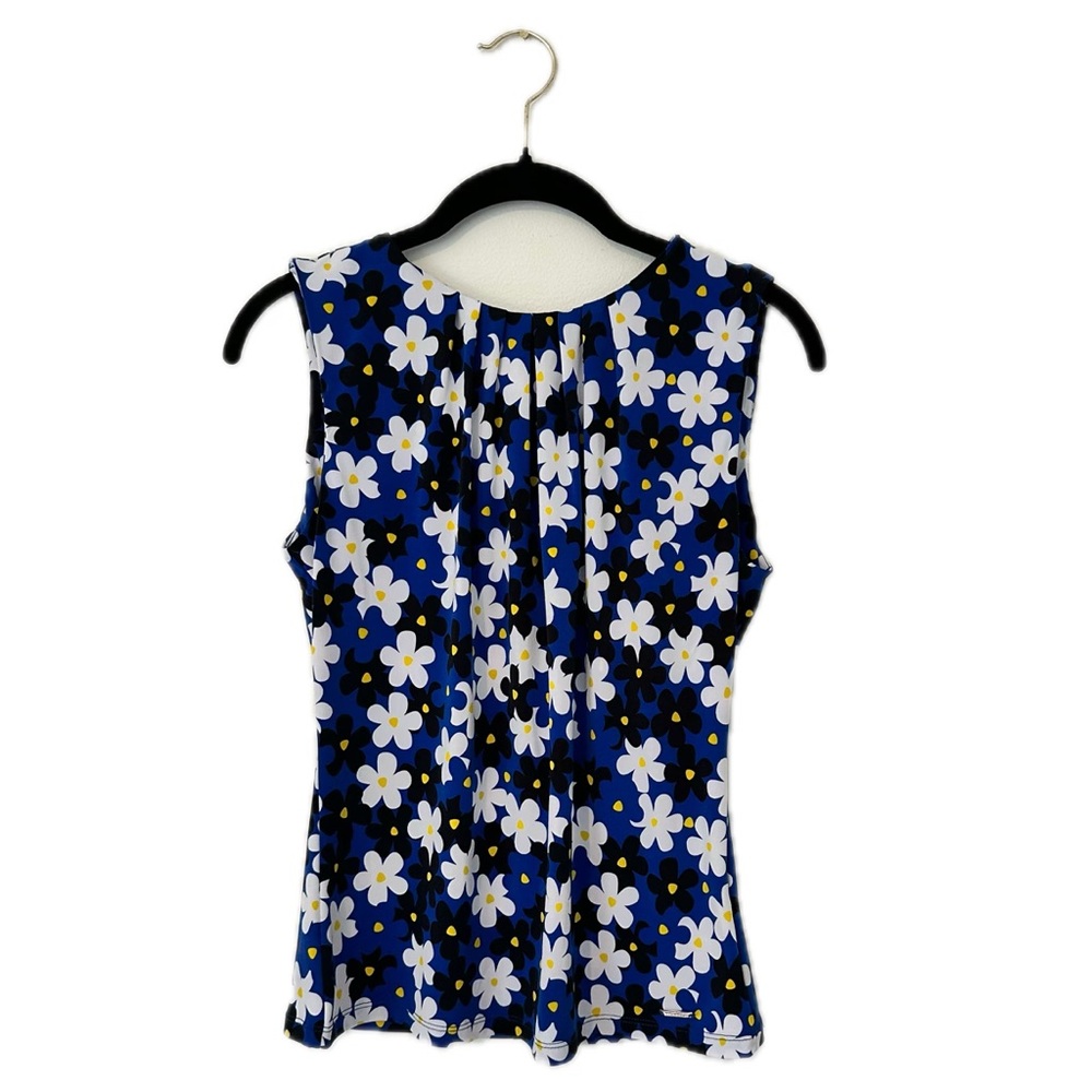 NWT Calvin Klein Sleeveless Floral Blouse